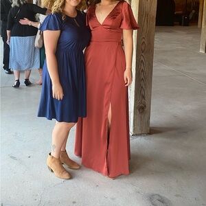 Azazi Lani Terracotta dress